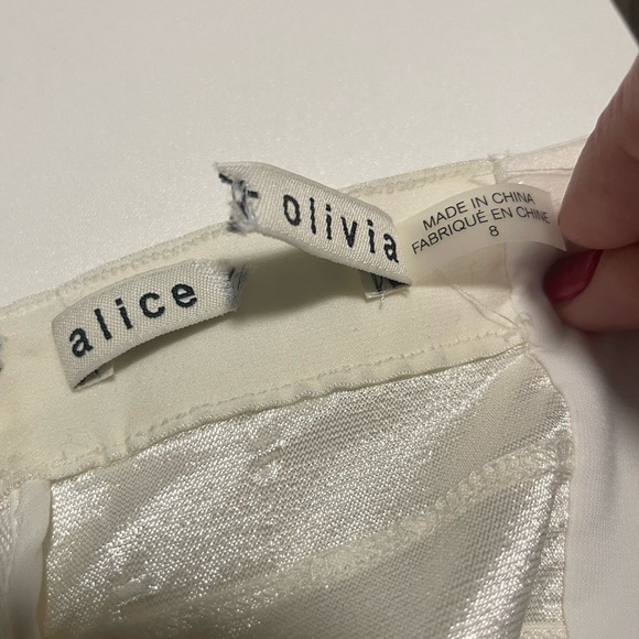 Alice + Olivia Lavera Jumpsuit in Off White - Picture 8 of 10